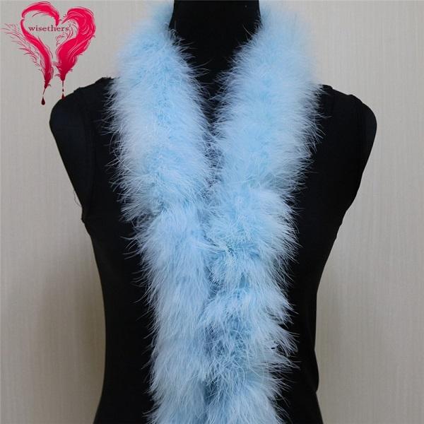 DIY 2 Meters Fluffy Natural Turkey Marabou Feather Boa for Wedding Party Decoration Feathers Shawl Scarf DIY Dress Sewing Crafts