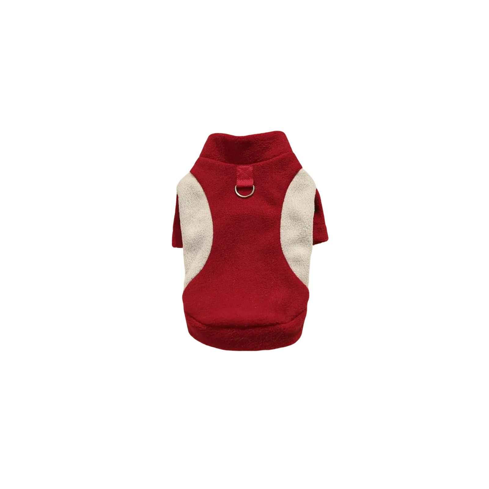 

Personalized Customized And Winter Warm Plus Velvet Pet Color Matching Sports Sweatshirt Suitable For Cats And Dogs XS винный