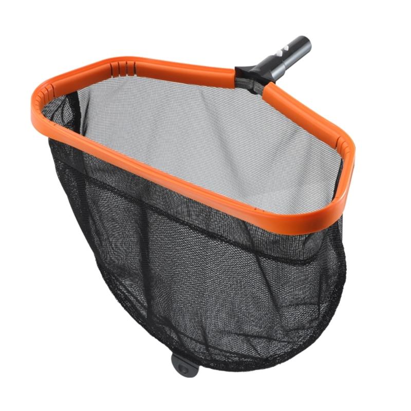 Aluminum Frame Pool Skimmer Net Easy Connection Pool Net Double Layer Meshes Net Efficient Pool Cleaning Tool 1