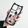 iPhone16 1514promax Transparent Cat Ear Case Compatible and Fits 13/12/11 Five Line Kitten