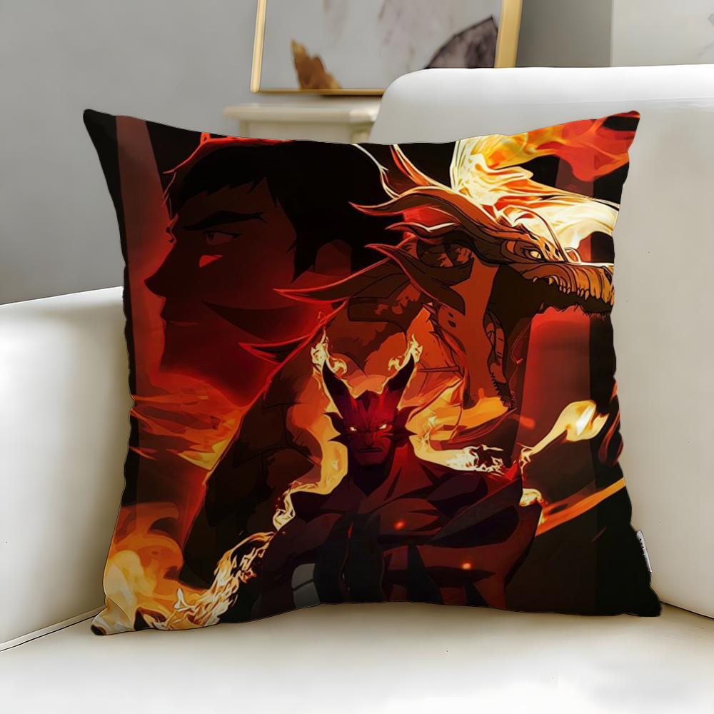 popular game Dota 2 Cushion Cover Soft EasyWash Pillow Case Versatile for Couch Bed Travel and Office