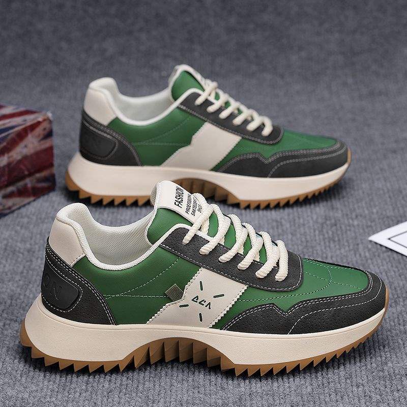 Men's shoes sports shoes four seasons casual running non-slip and deodorant thick-soled Forrest Gump dad trendy shoes