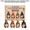 Diy 3d Bead Kit With Cartoon Gnome Figurines For Handmade Gift Creation
