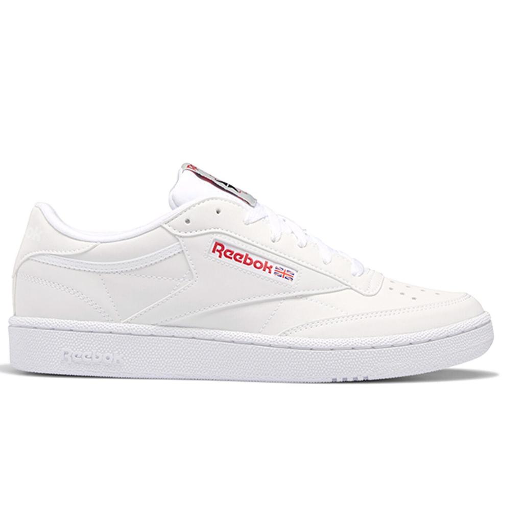 Reebok Classic Club 85 White Skate Shoes 'White Red' Unisex DV7240