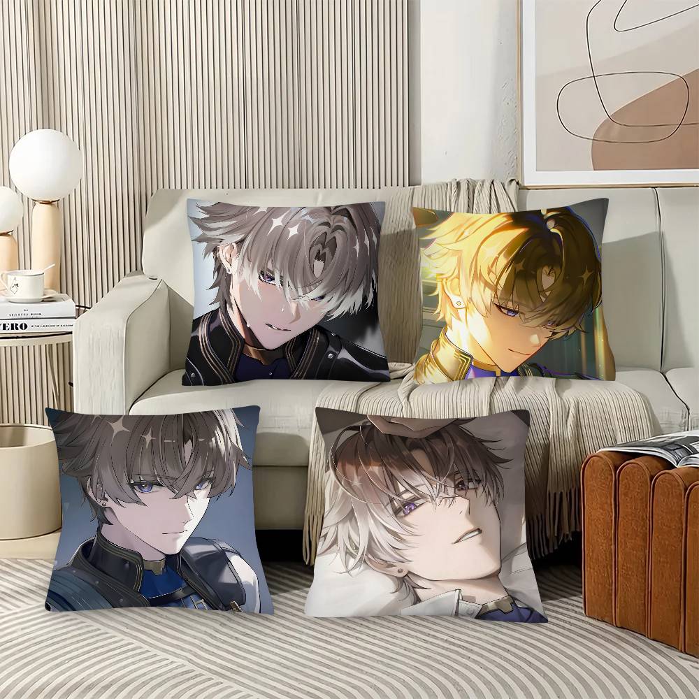 1pc Anime Game Wuthering Waves XIANGLI YAO Pillow Case Fashion Square Pillowcase Bedroom Sofa Room Ins Decoration Leisure