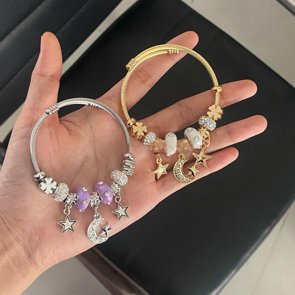 Modern Jewelry Star Moon Beaded Bracelet For Women Casual Elegant Accessories