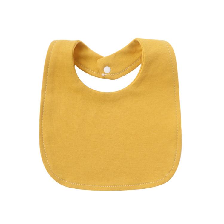 Newborn Baby Bibs Pure Cotton Double Layer Drool Bibs High Absorbency Burp Cloths For Infants Toddlers Soft Skin Friendly