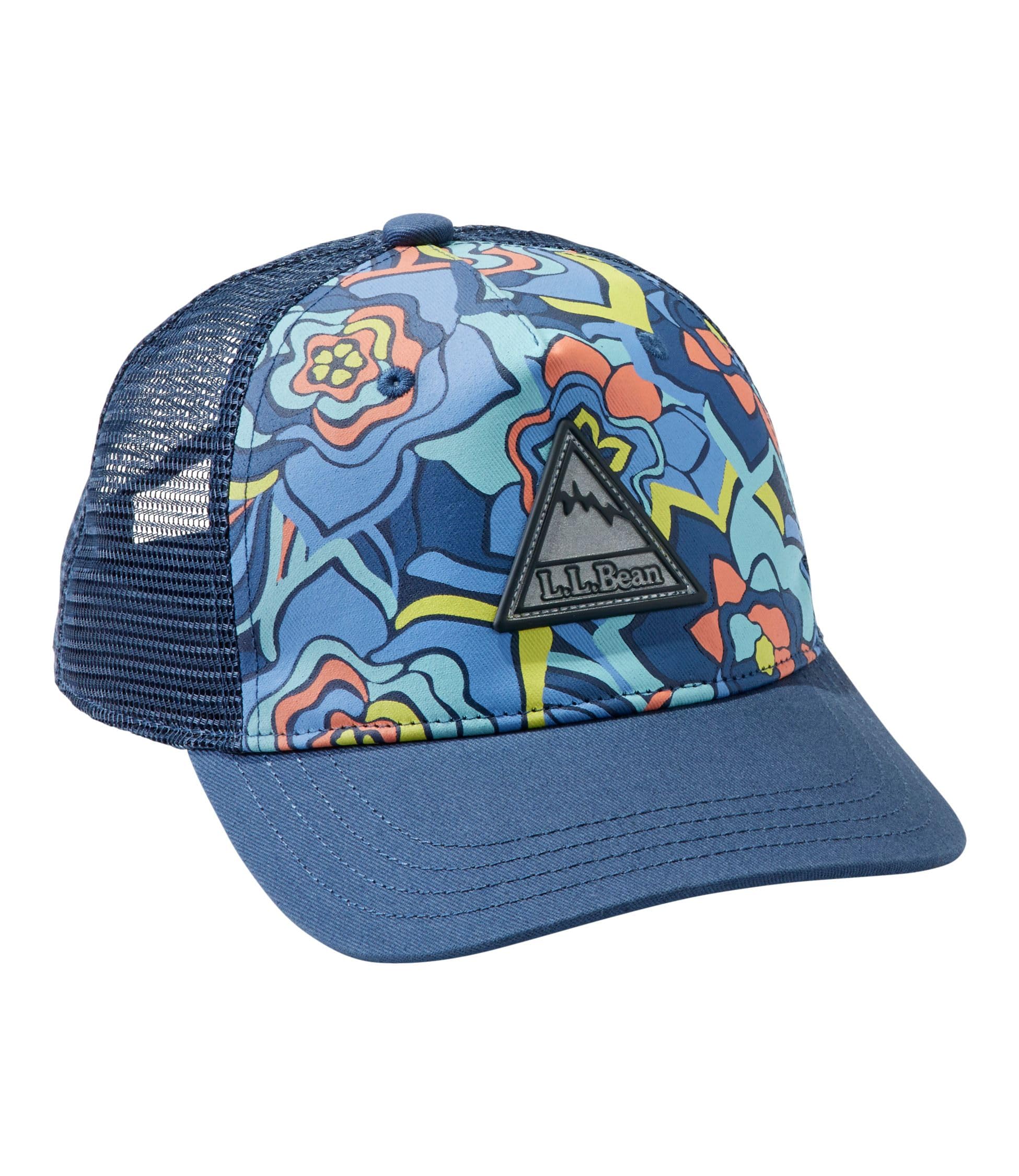 

Kids Trucker Free Bright Mariner Flower 1000192480 [LL Bean] Hat, Size, Power, Multicolor,