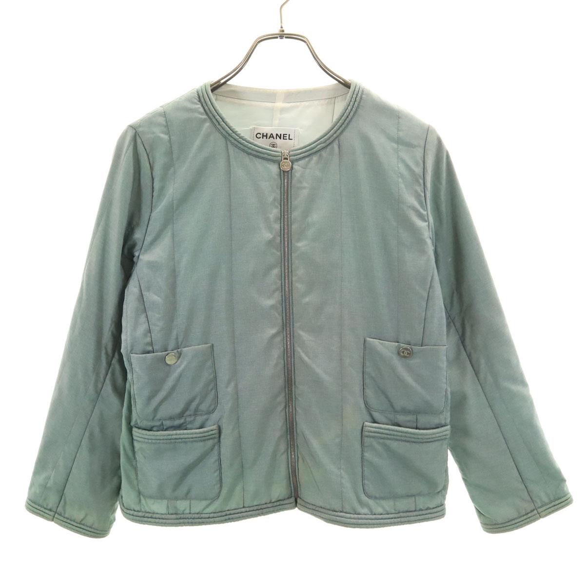 

CHANEL made in Italy Zip jacket 42 Green system Women Used