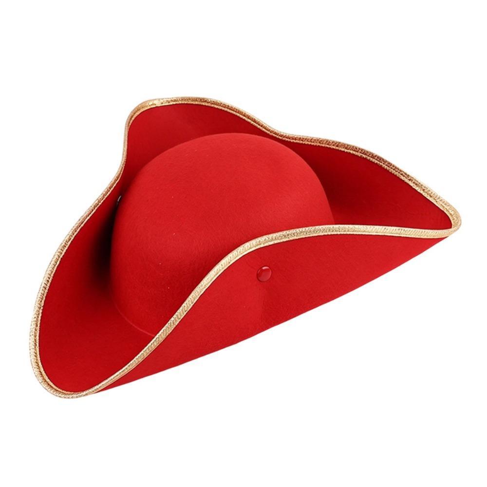 Retro Kapiteinspet Jack Pet Volwassen Driekantige Pet Casual Cosplay Piratenpet Halloween
