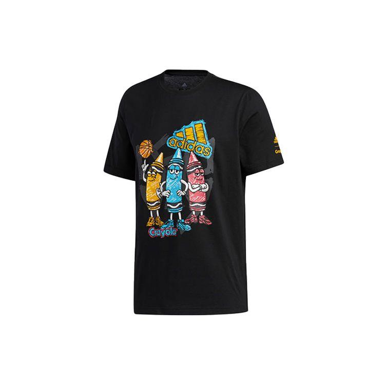 

Adidas X Crayola Cray Crayon Fun Баскетбольные шорты с принтом Мужские топы черные GN7918