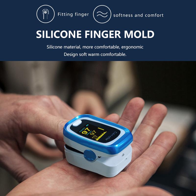CRFISH Rechargeable Finger Pulse Oximeter - Blood Oxygen Monitor