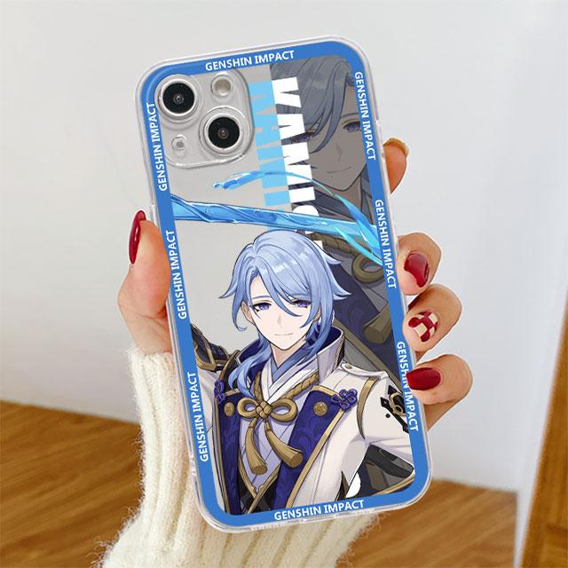 Genshin Impact Klare Hülle für Apple iPhone 11 14 13 12 Pro 7 8 Plus XR X XS Max 6 6S 14Pro Silikon Handyhülle