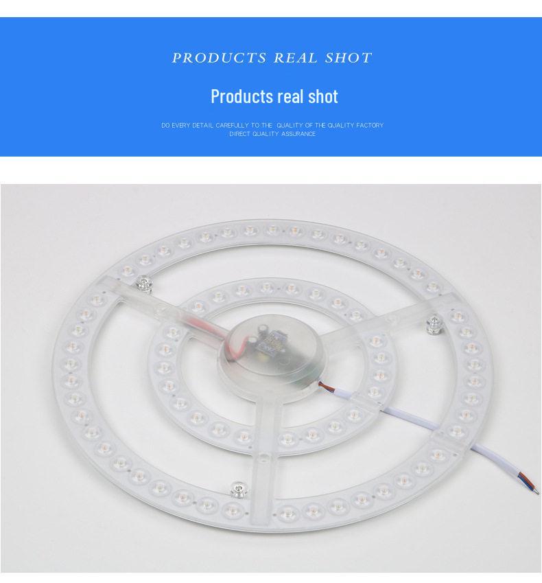Full Spectrum LED Ceiling Fan Light with Magnetic Base and Wire Clips