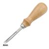 1PC DIY Leather Craft Edge Beveler Skiving Beveling Knife Cutting Hand Craft Tool with Wood Handle