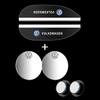 Visera de Lluvia para Espejo Retrovisor de Coche Espejo Redondo Pequeño Parasol de Lluvia para Volkswagen VW GOLF Polo Tiguan JETTA PASSAT