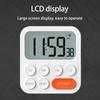 Digital Kitchen Timer Magnetic Count UpDown Clock with Custimize Function Stand and Large LCD