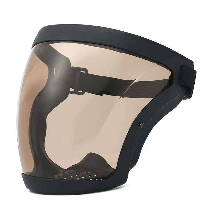 High-Definition Transparent Anti-Droplet Dustproof Protective Face Shield Goggles for Cycling