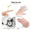 1 STÜCK Wiederverwendbar Klettverschluss Verstellbar Praktischer Fingerschutz Fingerschutz mit Zehn-Finger Universal-Schutz Fingerband Fingerschutz
