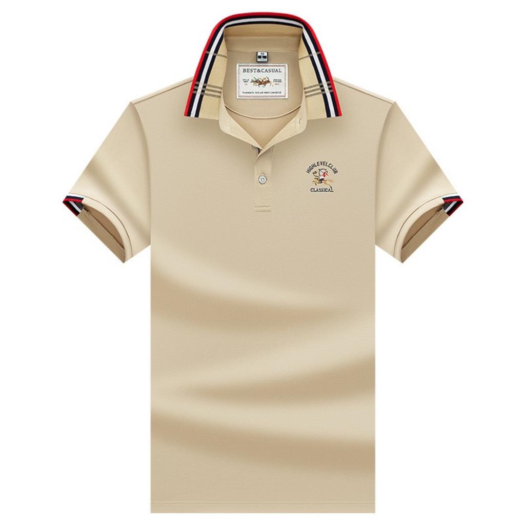 STORN Summer Men's Polo Shirts High Quality Solid Color Short Sleeve Turn Down Collar Embroidery Casual Male Tees