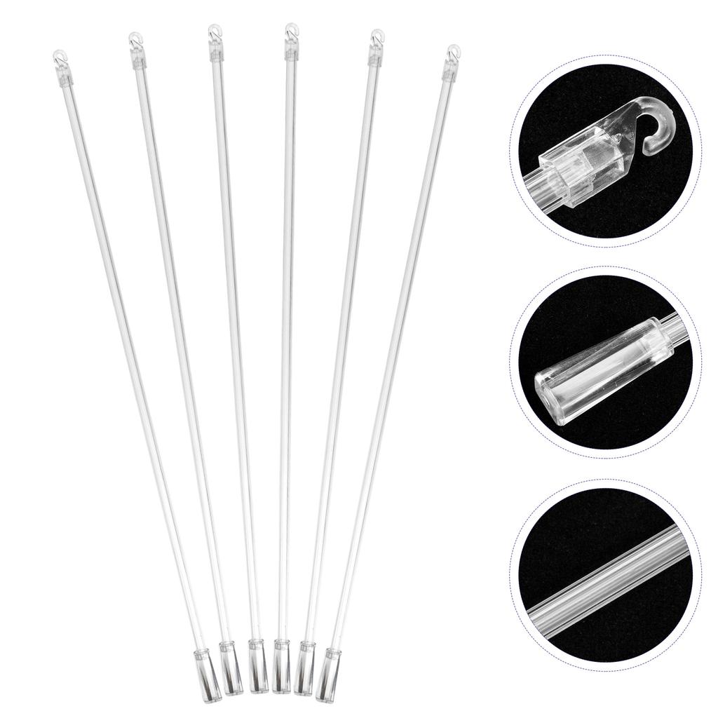 Venetian Blind Pull Rod Rod Hook Handle Pull Rod Venetian Blinds Pulling Rod Transparent Curtain Vertical Wand Accessory