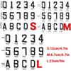 6.7IN Solar Lighted House Numbers Light No Wiring Solar Digital Doorplate  Party Centerpiece