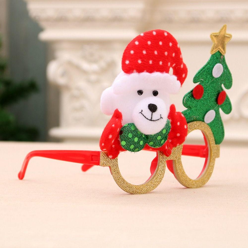 Funny Gift Party Adults Cute Santa Children's Glasses Elk Glasses Christmas Decorations Photo Prop