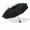 1pc Panda Bear Auto Open/close, All-Season Portable Folding Cute Umbrella for Women & Men, Travel, Everyday, Formal Events - 166