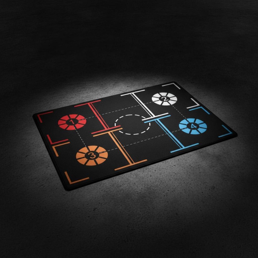 Basketball Footwork Training Mat Quiet Dribbling Silent for Home