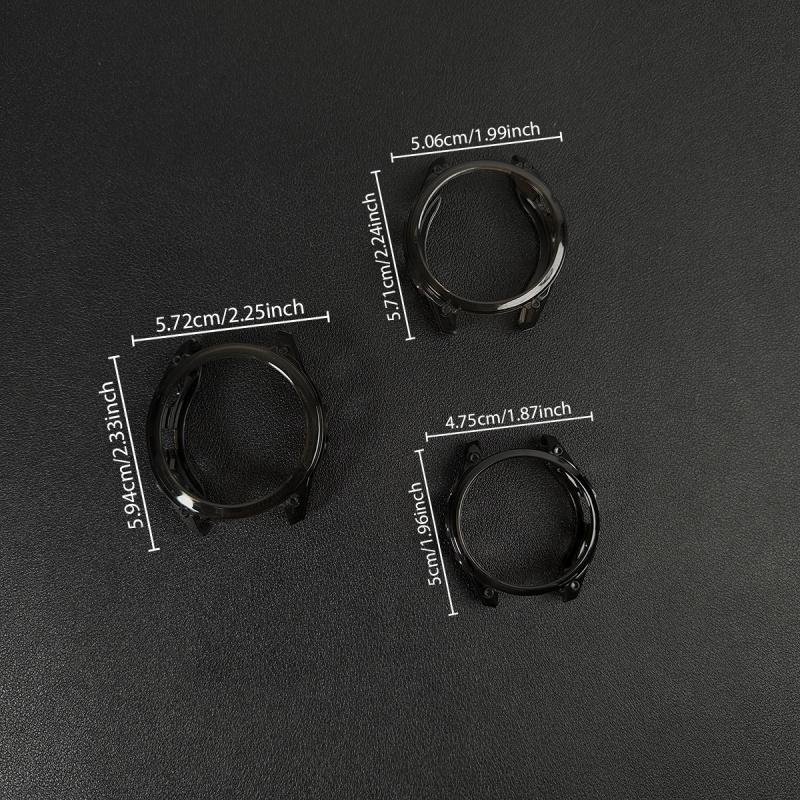 Protective TPU Half-Pack Case for Garmin Fenix 8 43/47/51mm Scratch-Resistant Lightweight Slim Cover Shockproof Dustproof