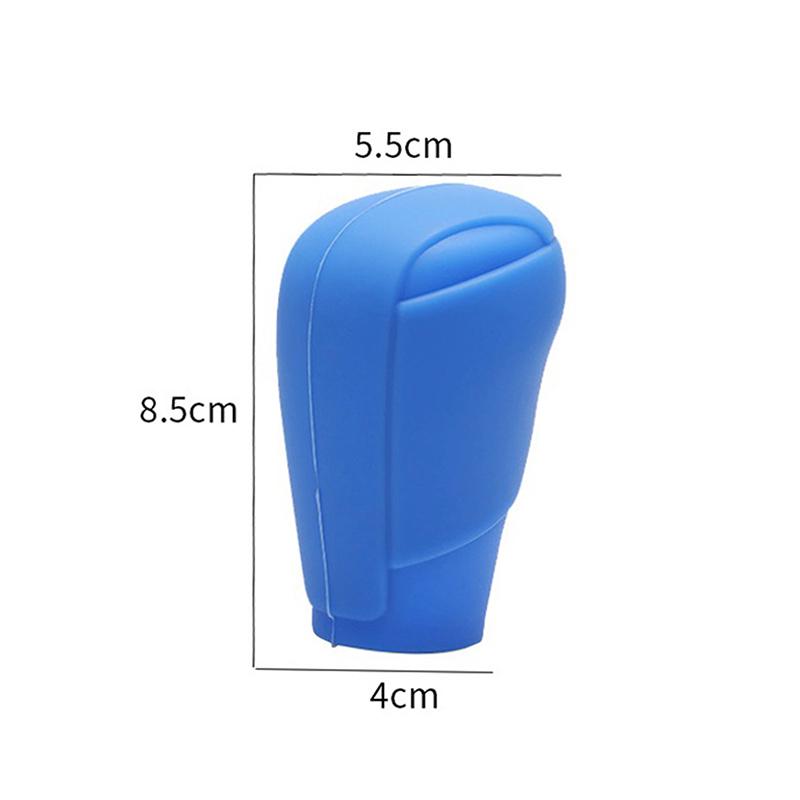 Silicone Car Gear Shift Knob Cover Stain Resistant Non-Slip Fit for Mazda3 Axela CX4 CX5 CX8 Auto Parts
