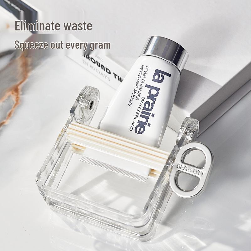 Manual Rotating Toothpaste Squeezer for Skincare and Hair Dye Cream