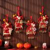 Broom Decorations New Year Decorations Decorative Gourd Good Lu Knot  Entrance Door