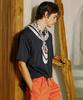 PADO SEOUL Oversized Short Sleeve T-Shirt Navy