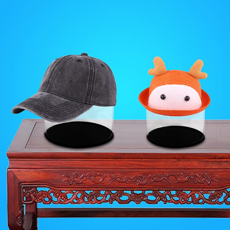 Air Inflation Inflatable Pvc Transparent Hat Holder Support Cap Holder Support Prop Up Open Up Display Cap Holder