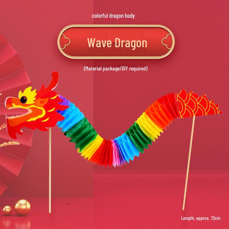 Year of the Horse Dragon Dance DIY Pull Flower Kit - Spring Festival Parent-Child Wedding Decor