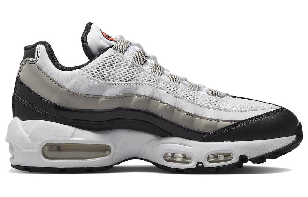 Nike Air Max 95 Weiß Hell-Eisenoxid Schwarz Lack Damen DR2550-100