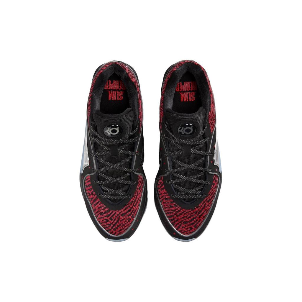 Nike KD 16 Slim Reaper Men Sneakers Black Metallic-Silver Bright-Crimson DV2917-004