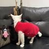 Canadian Sphinx Hairless Cat Clothes Internet Red Single Layer Thin Velvet Handsome German Cat Elastic Base Tank Top