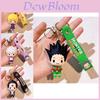 Cartoon Style Keychain Featuring Full-time Hunter Gon And Killua Cute Silicone Pendant For Bags