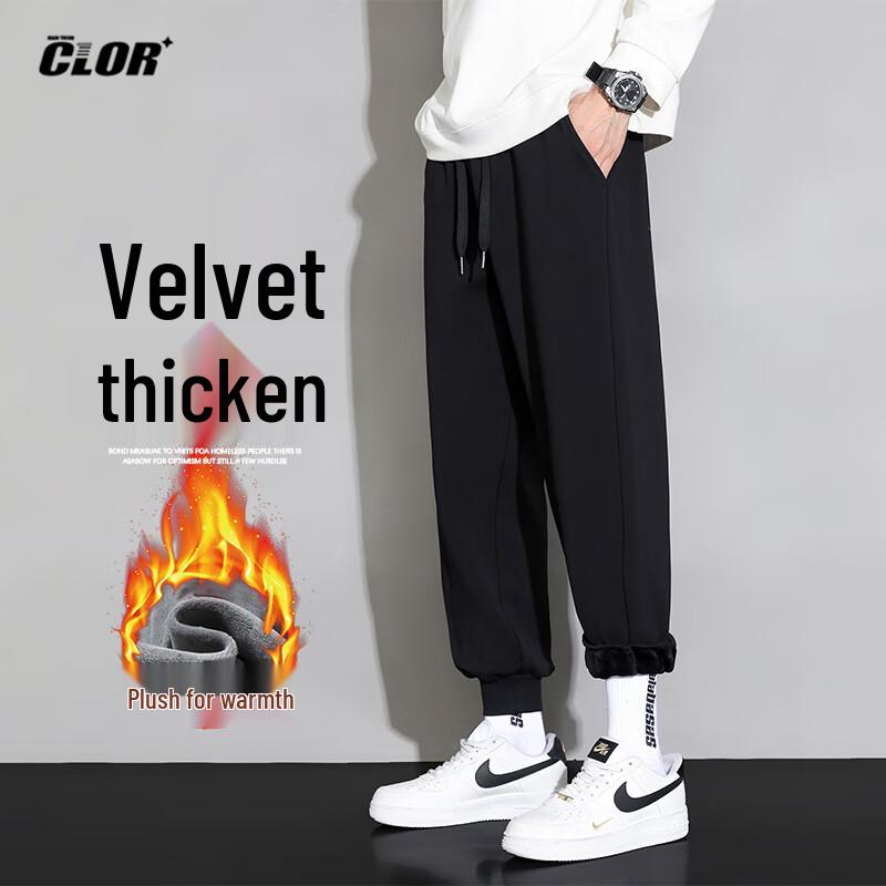 

Мужские повседневные брюки-джоггеры CLOR с плюшевой подкладкой XL
