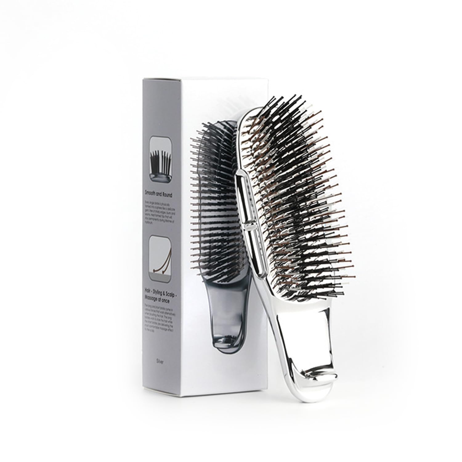 

Kufany Расческа для мокрых волос Мини Фен Уход за волосами Мокрые и Сухие Предотвращает Волосы Красивые Уменьшает Гладкие и Улучшает Волосы Подарок для Мокрых и Сухих