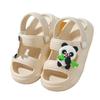 Panda Boys' 2026 Summer Toe Protection Sandals - Soft Sole Casual Beach Shoes for Small and Medium Children
