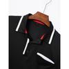 Pocket Splicing Polo Men's Casual Shirt