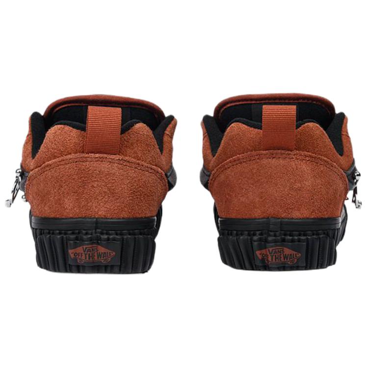 Vans Knu Skool Low Top Skateboard Shoes Unisex Brown Black VN000D6ZFSB