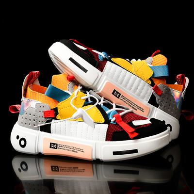 European Station Color Matching Shoes Couple Women's Shoes Large Size Versatile Trendy Shoes In Men's Shoes