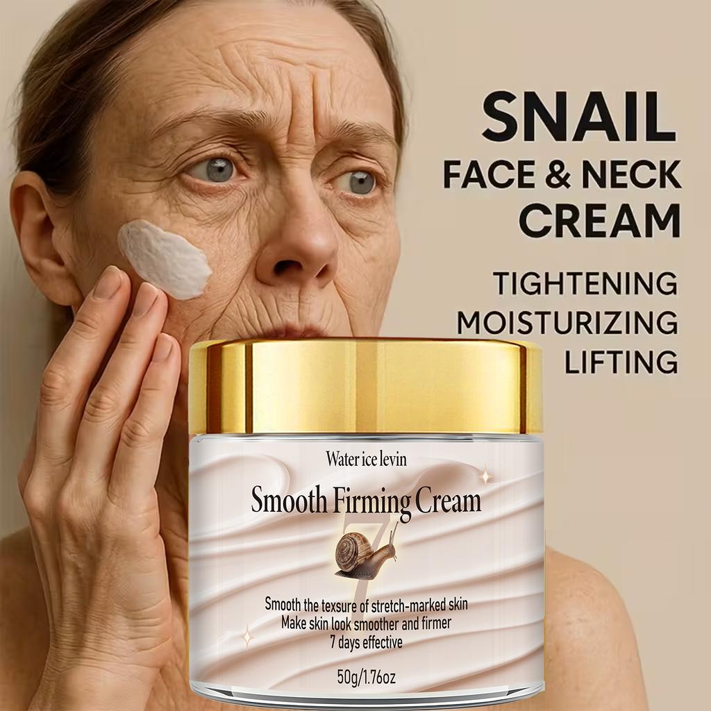 Snail Retinol Firming Cream - 7 Days Effective, Collagen & Shea Butter Infused, Smooth Stretch Marks & Firm Skin