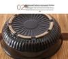 Korean Heat-Resistant Stone Bibimbap Pot - Small Clay Pot for Gas Cooking Soup, Rice, or Noodles.