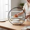 3 Layer Stand Sturdy Iron Frame Tier Cake Effortless Setup to Clean Round