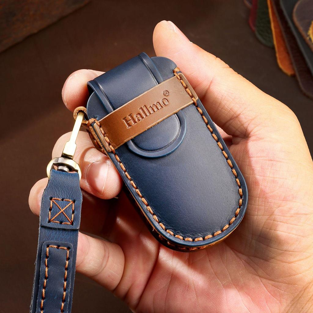 Jeep & Dodge Leather Car Key Bag